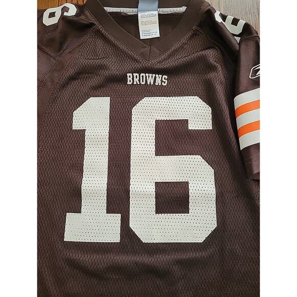 Reebok Cleveland Browns Josh Cribbs Jersey Youth Medium 10-12 Football - Picture 3 of 9